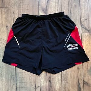 EUC Marine Corps Marathon running shorts Men’s size small (fits like womens med)